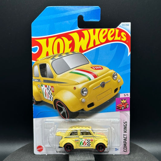 Hot Wheels ‘60s Fiat 500D Modificado Yellow