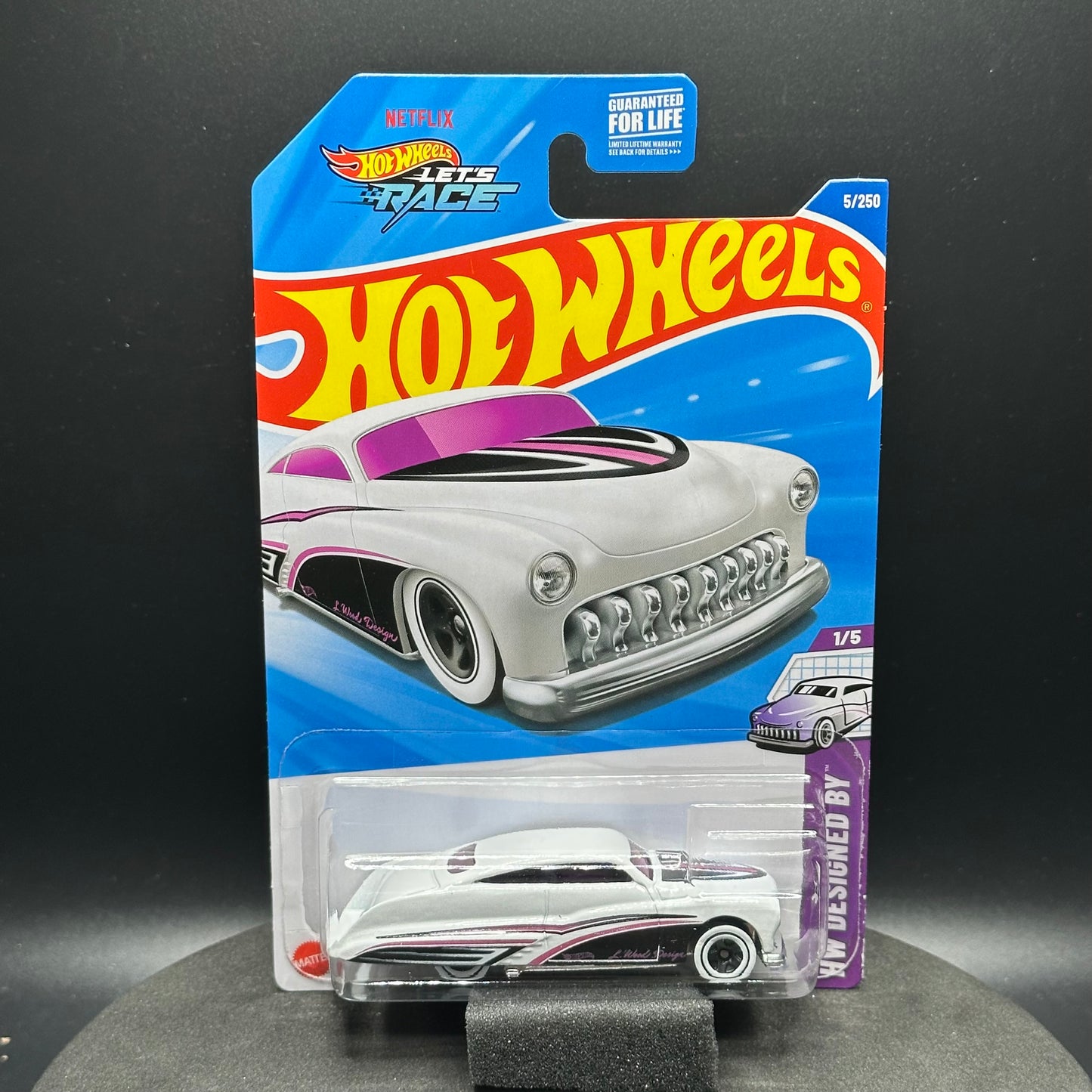 Hot Wheels Purple Passion White