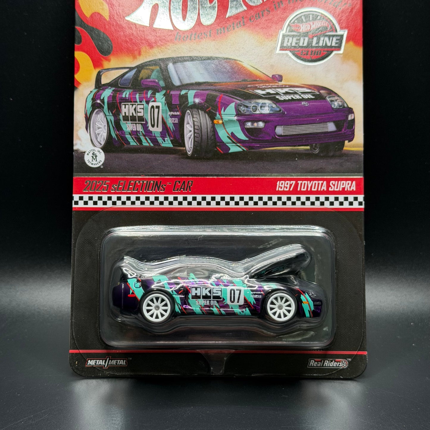 Hot Wheels RLC 1997 Toyota Supra Purple HKS