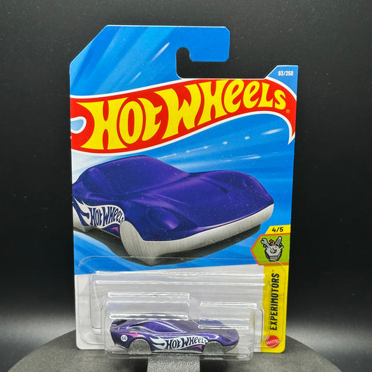 Hot Wheels Coupe Clip Keychain Purple