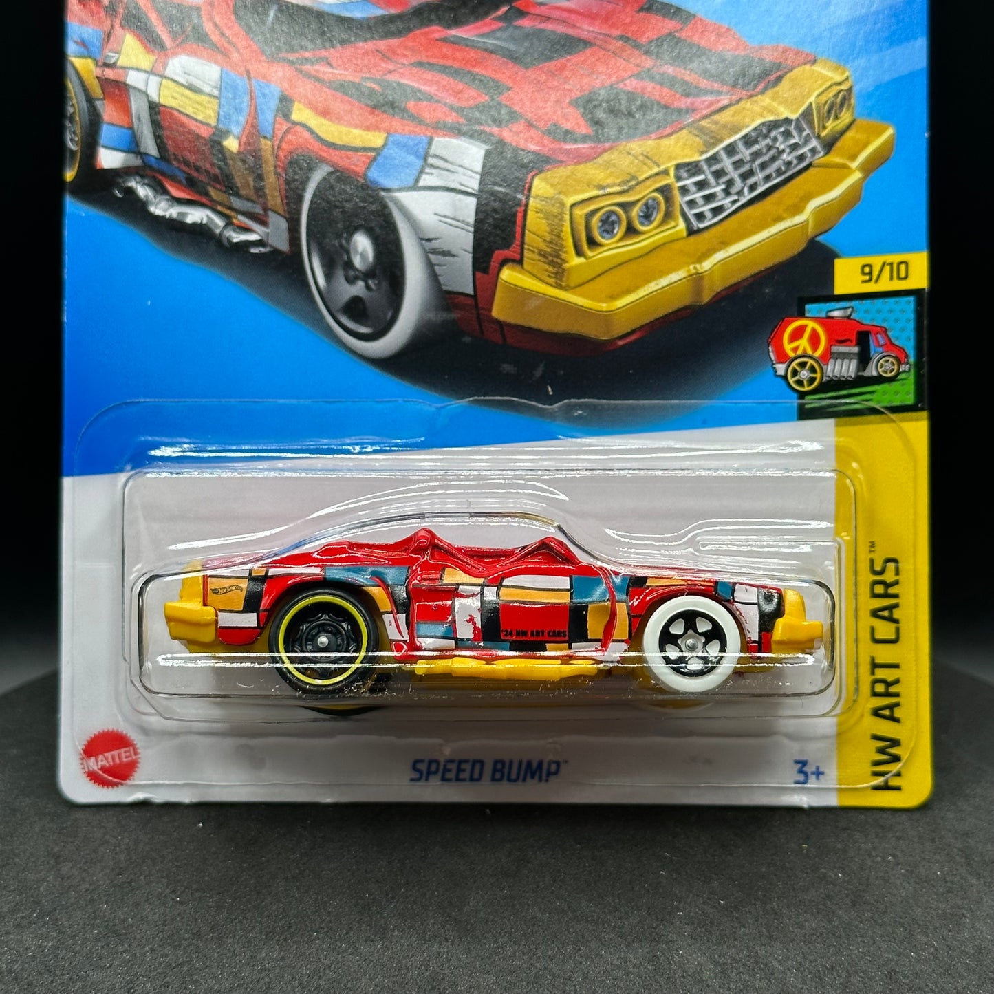 Hot Wheels Speed Bump Art Car Red