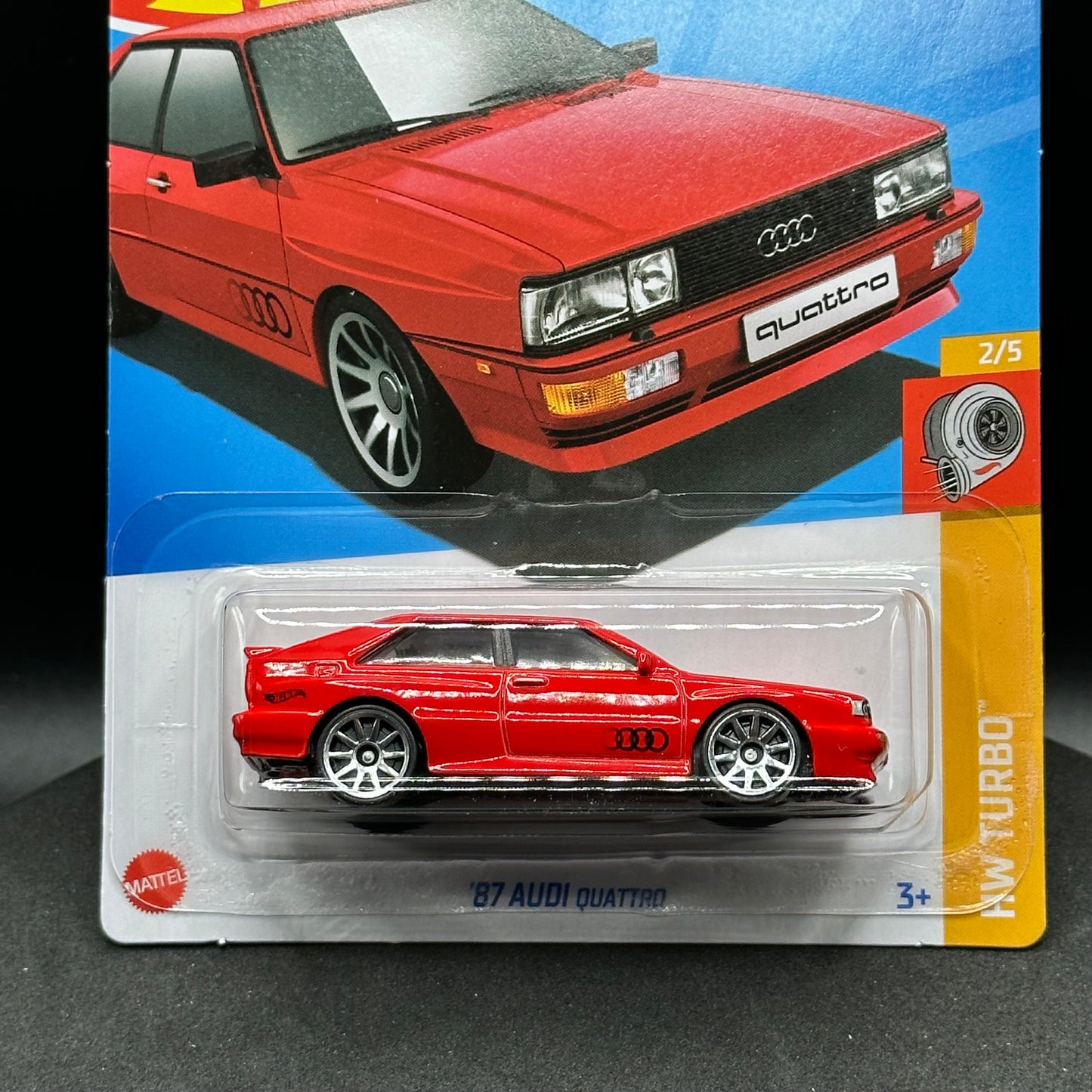 Hot Wheels ‘87 Audi Quattro Red