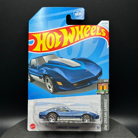 Hot Wheels Corvette Stingray Blue