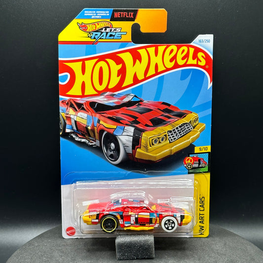 Hot Wheels Speed Bump Art Car Red