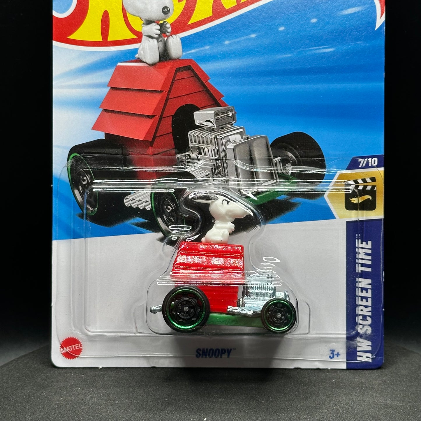 Hot Wheels Peanuts Snoopy Green Wheels