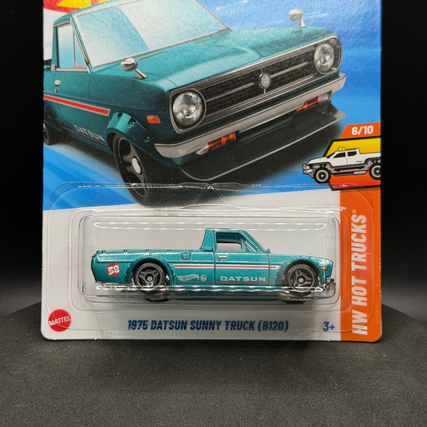 Hot Wheels 1975 Datsun Sunny Truck Teal