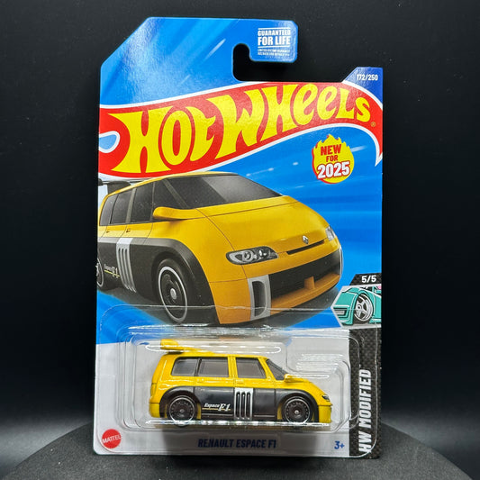 Hot Wheels Renault Espace F1 Yellow