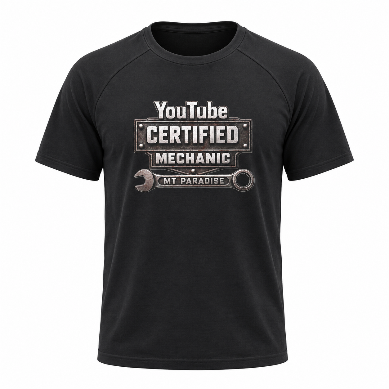 YouTube Certified Mechanic Mens Athletic Shirt