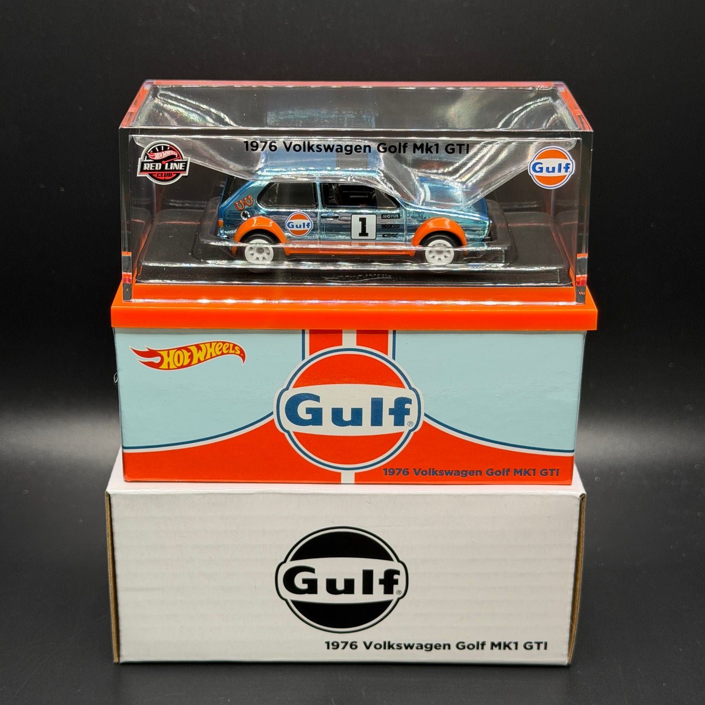 Hot Wheels RLC Gulf Volkswagen Golf MK1 GTI