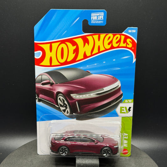 Hot Wheels Lucid Air Maroon
