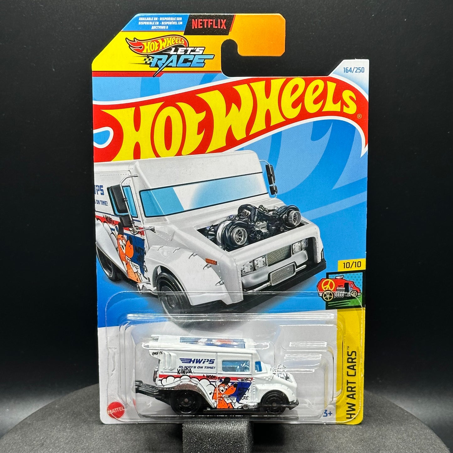 Hot Wheels Mailed It White