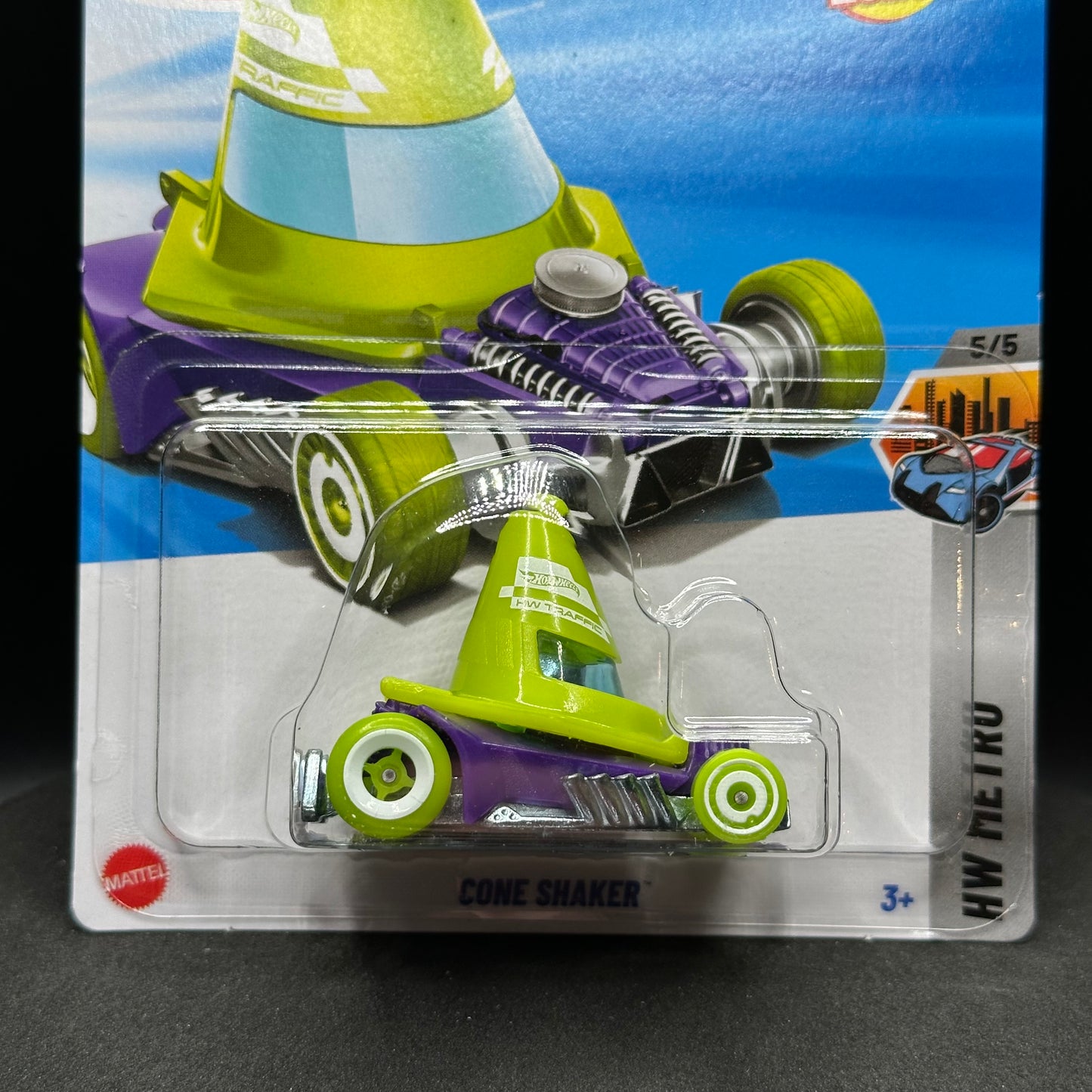 Hot Wheels Cone Shaker Green