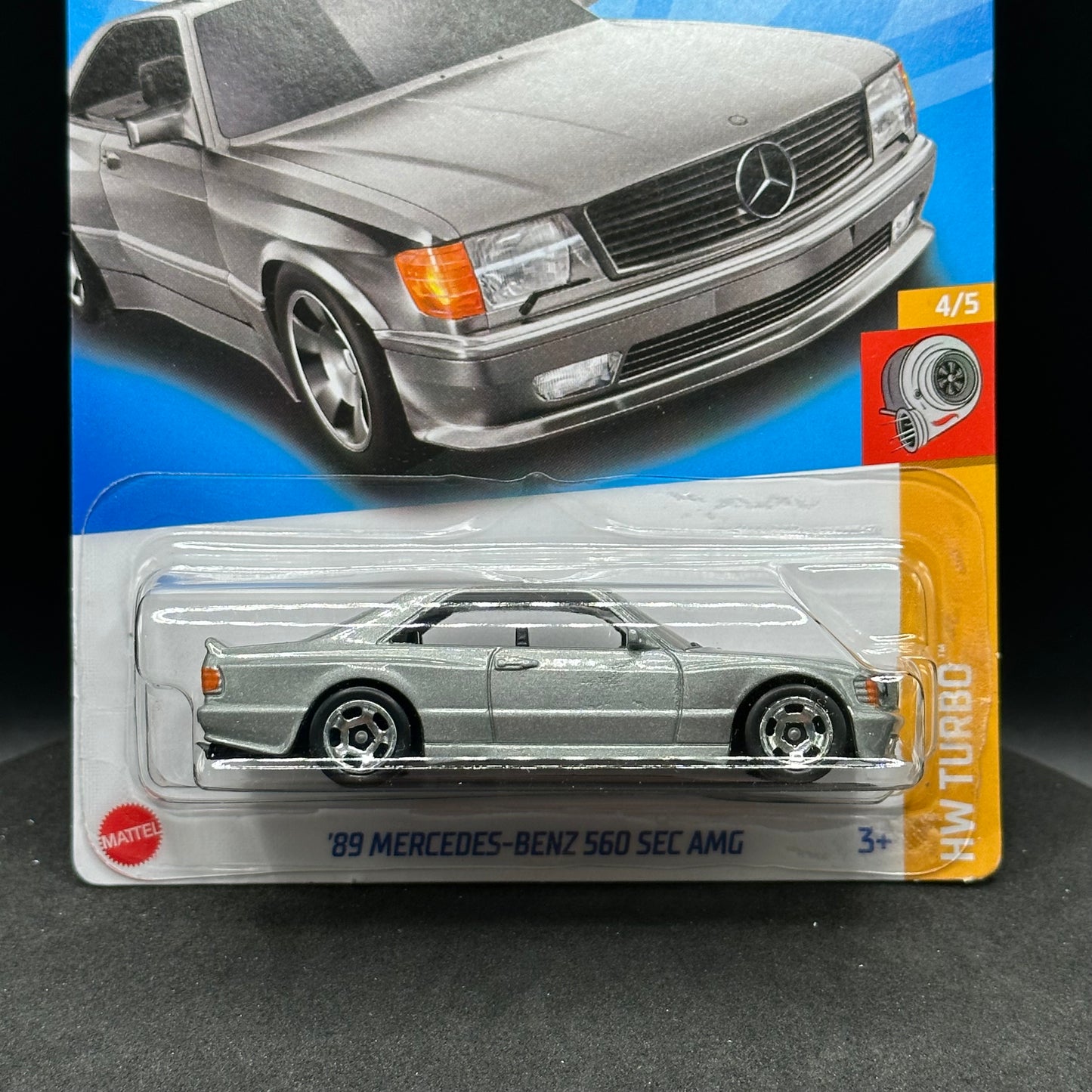 Hot Wheels Mercedes 560 SEC AMG Silver