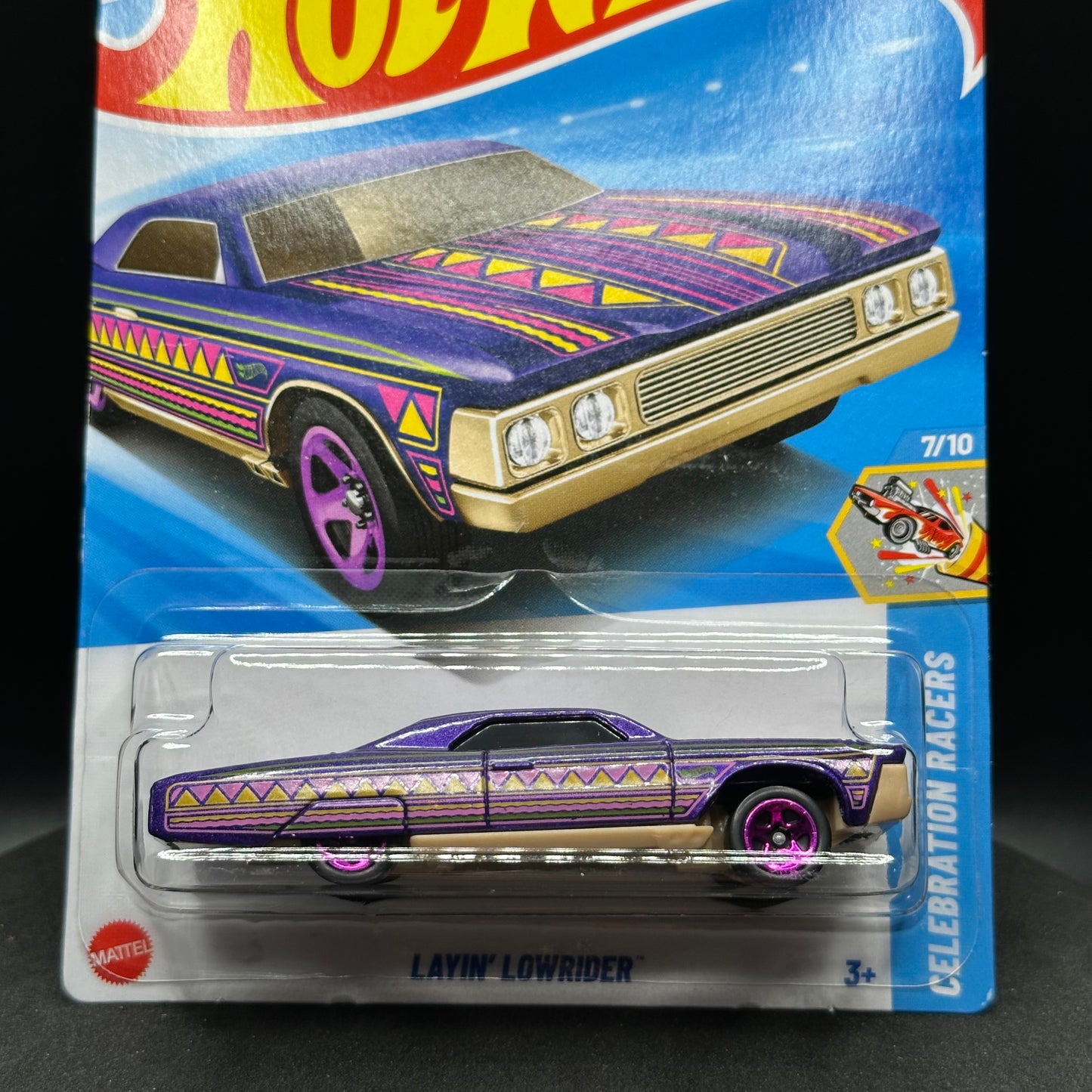 Hot Wheels Layin Lowrider Purple