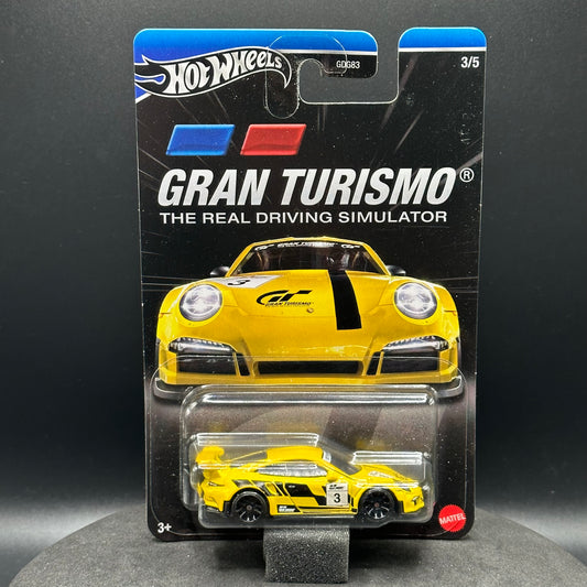 Hot Wheels Gran Turismo Porsche 911 GT3RS Yellow