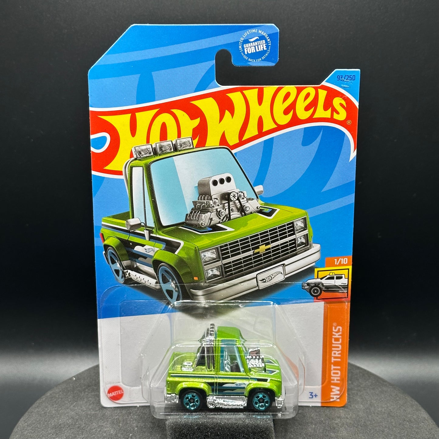 Hot Wheels Tooned Chevy Silverado Green