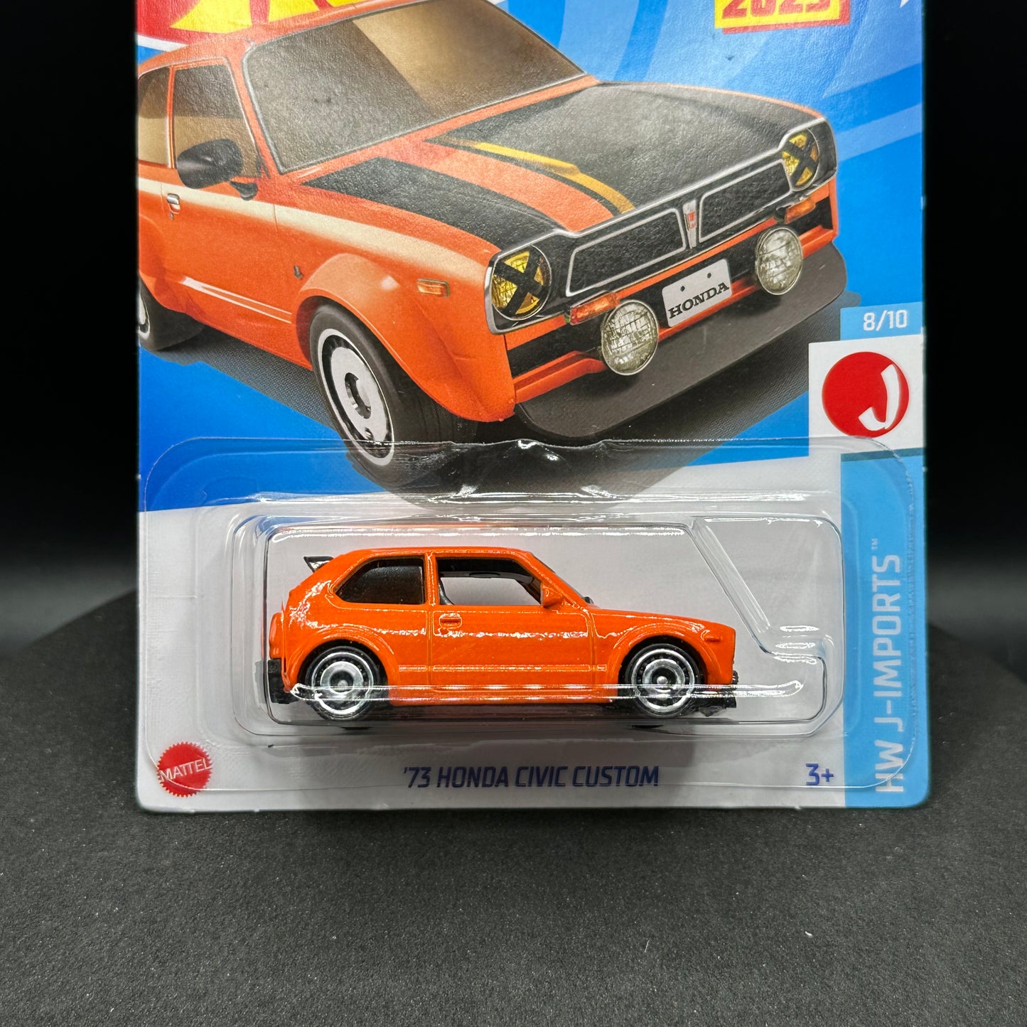 Hot Wheels Honda Civic Custom Orange