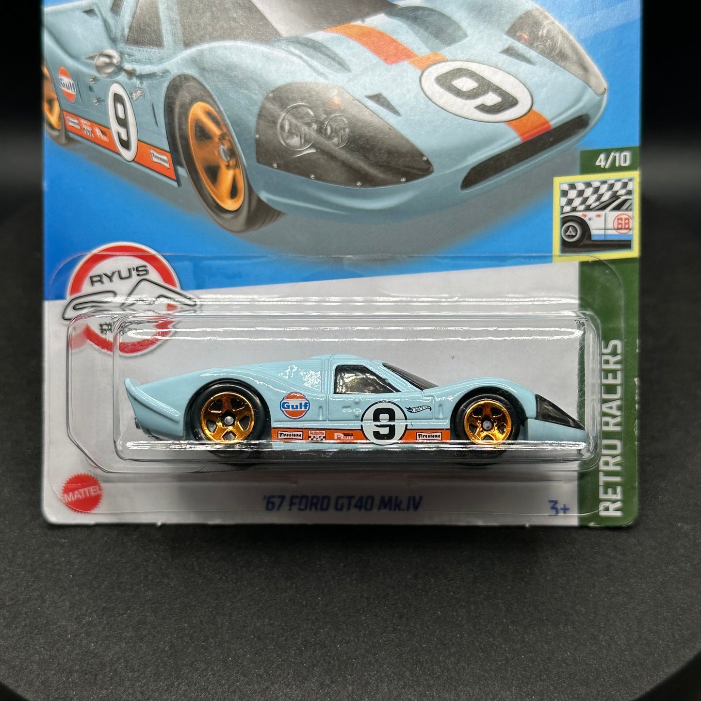 Hot Wheels Blue Gulf Ford GT40