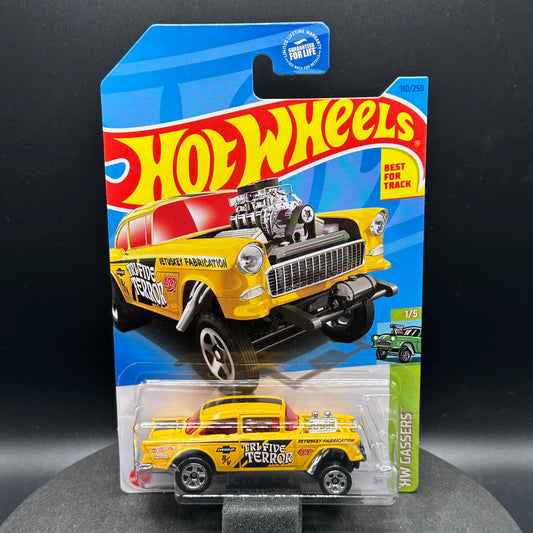 Hot Wheels Chevy Bel Air Gasser Yellow