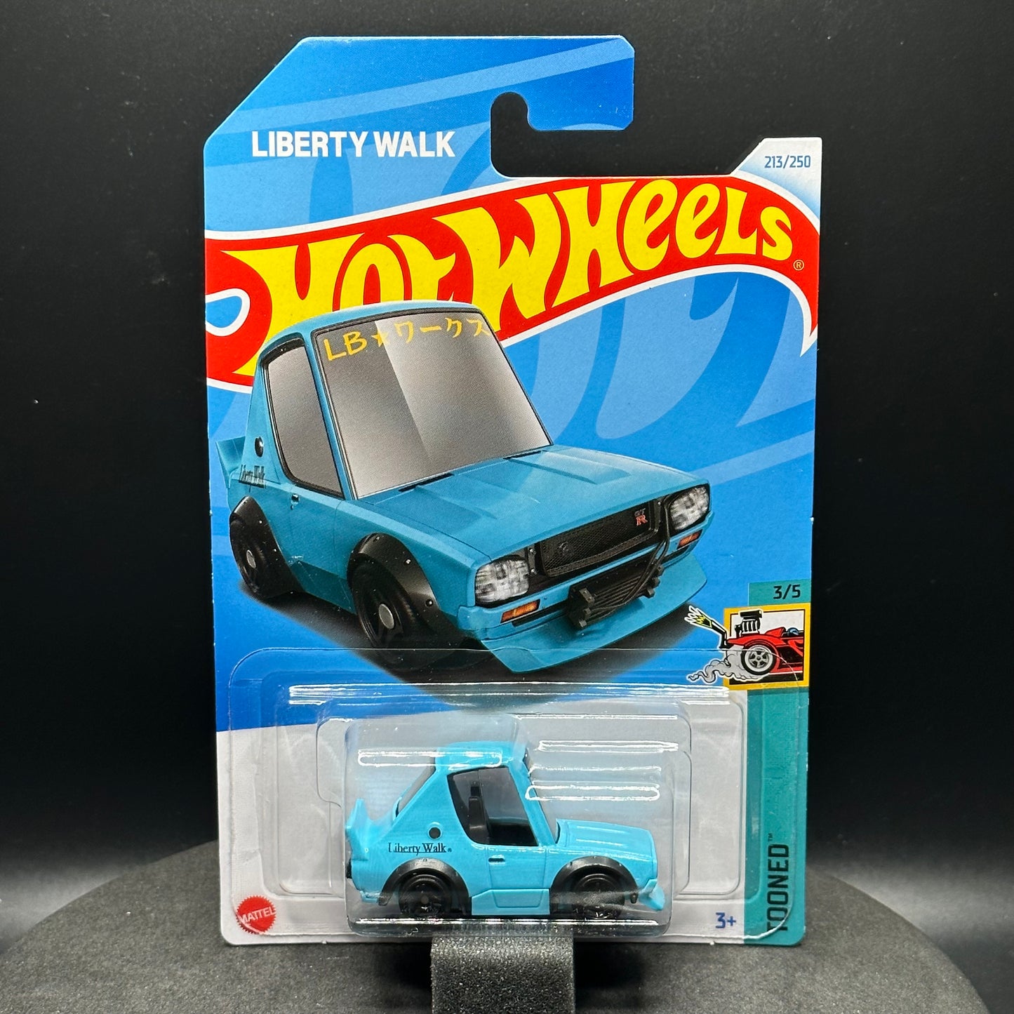 Hot Wheels Liberty Walk Tooned Nissan Skyline 2000GT-R Blue