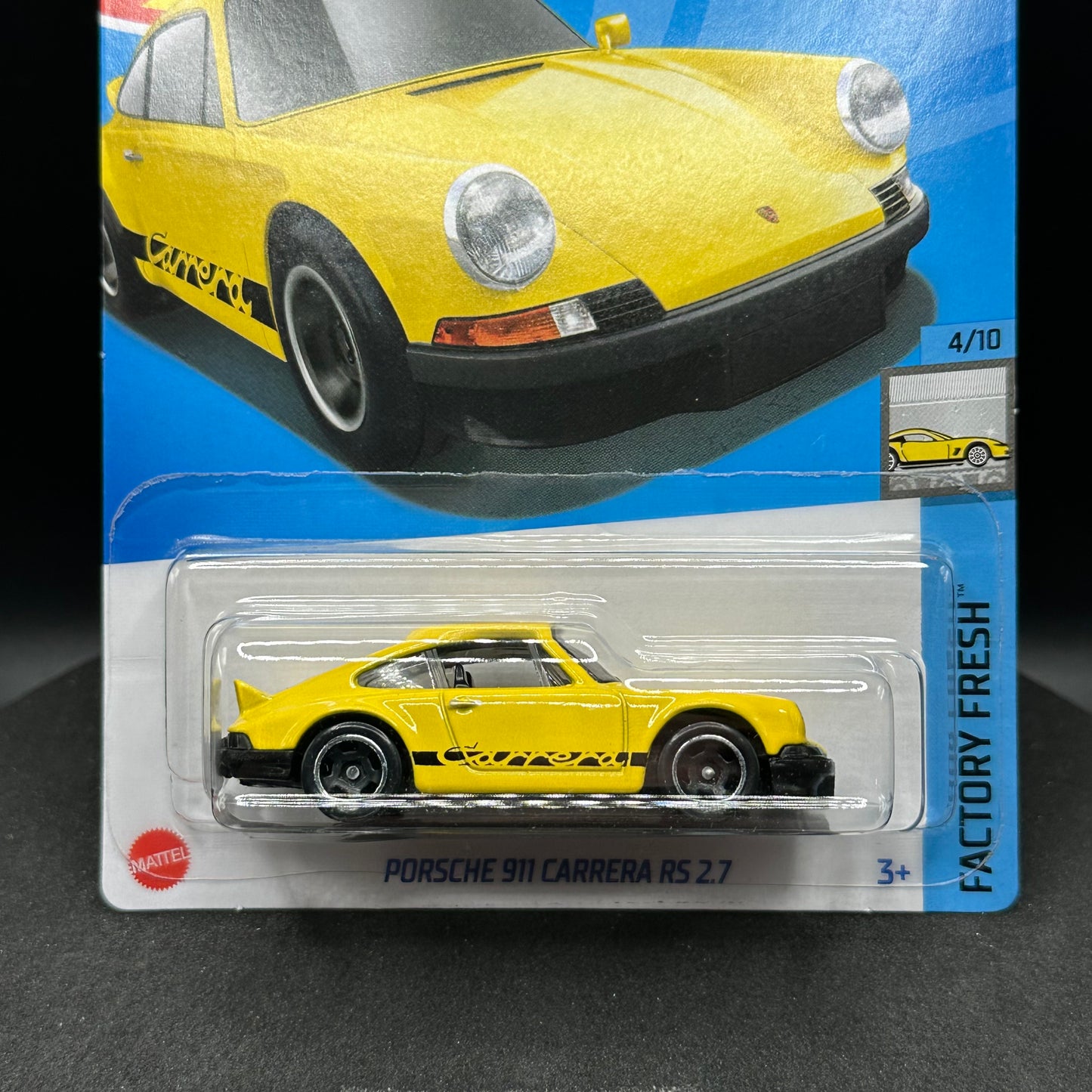 Hot Wheels Porsche 911 Carrera Yellow