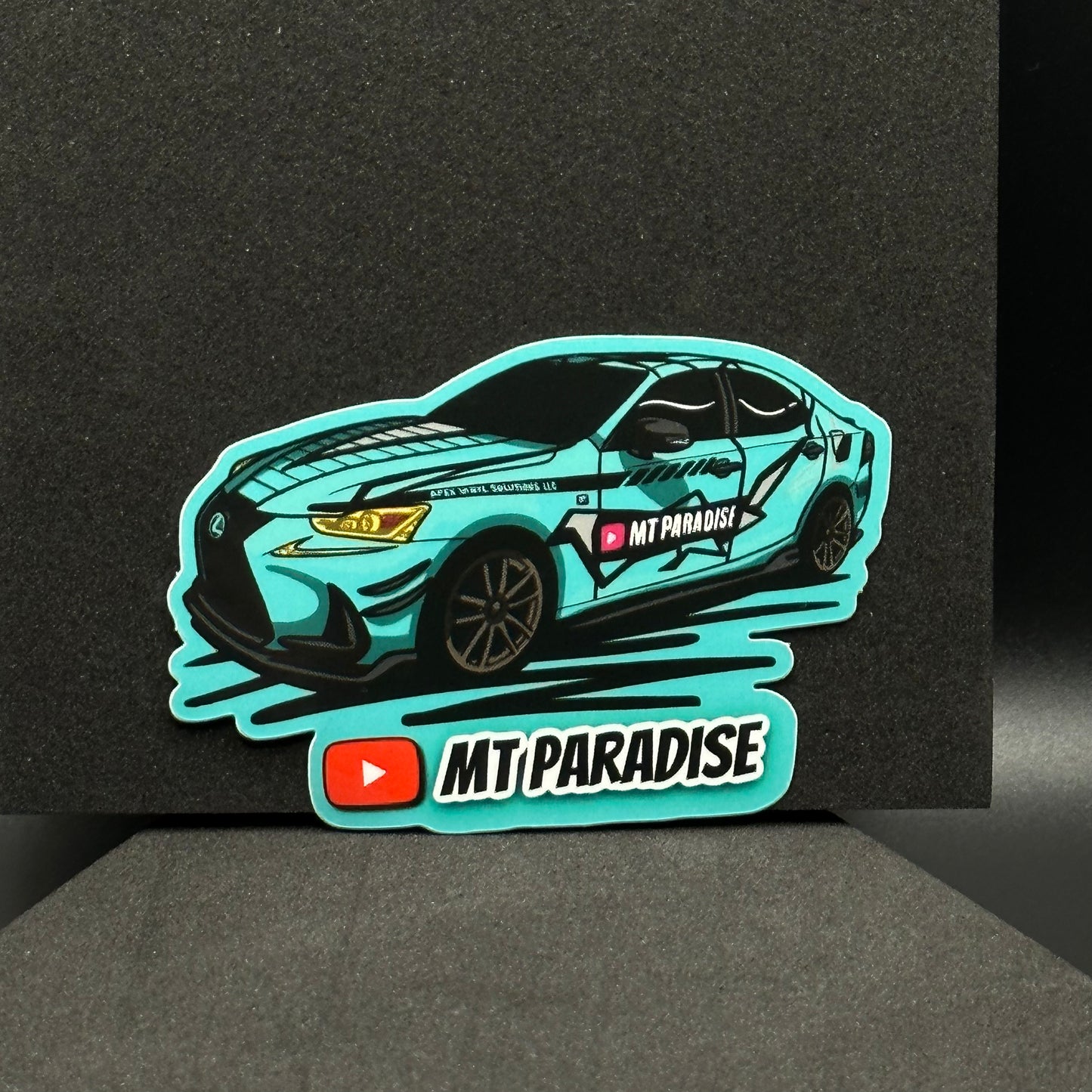 MT Paradise Lexus Tiffany Blue’ish Sticker