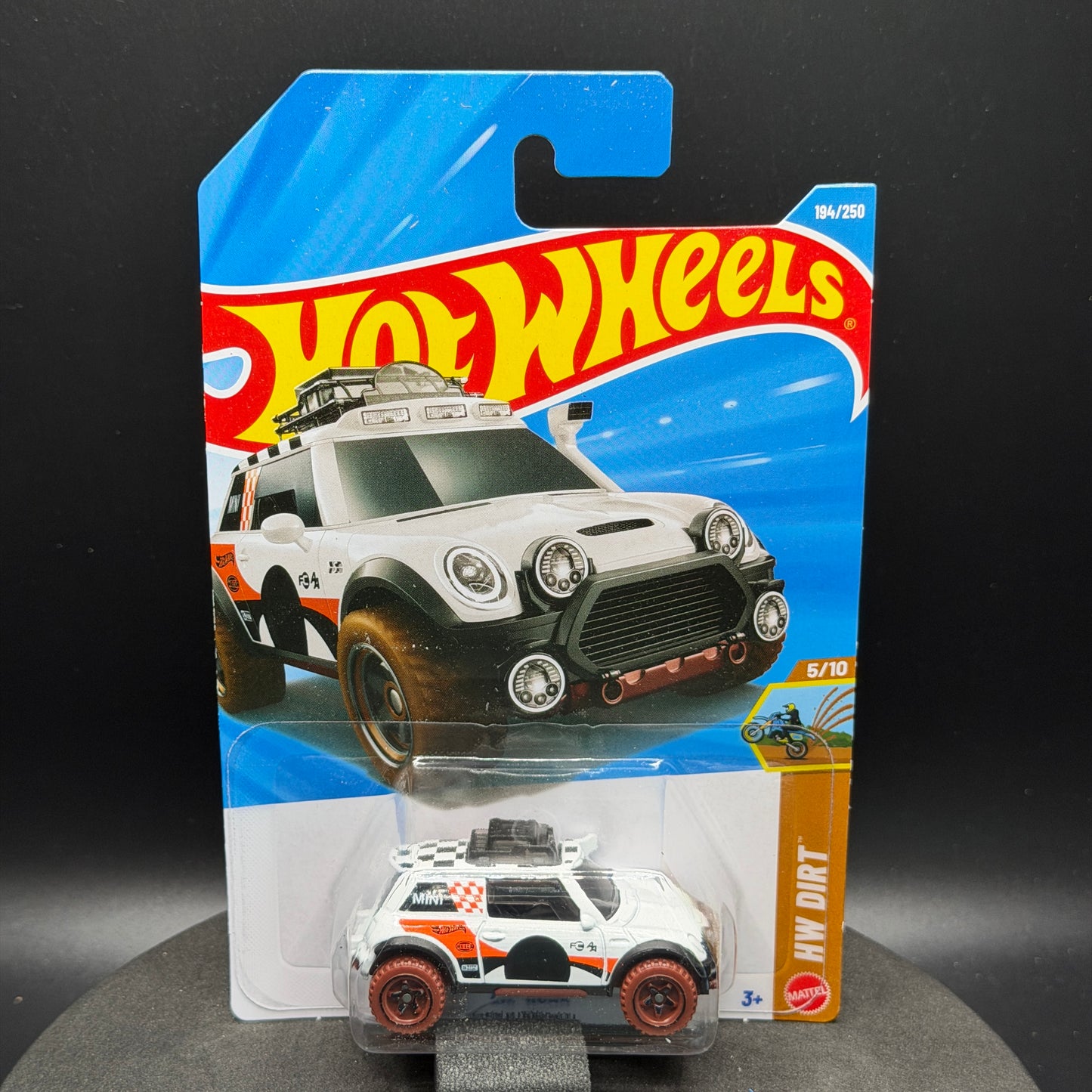 Hot Wheels Lil Roar Mini Cooper White