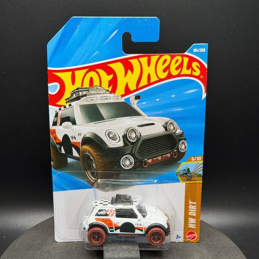 Hot Wheels Lil Roar Mini Cooper White