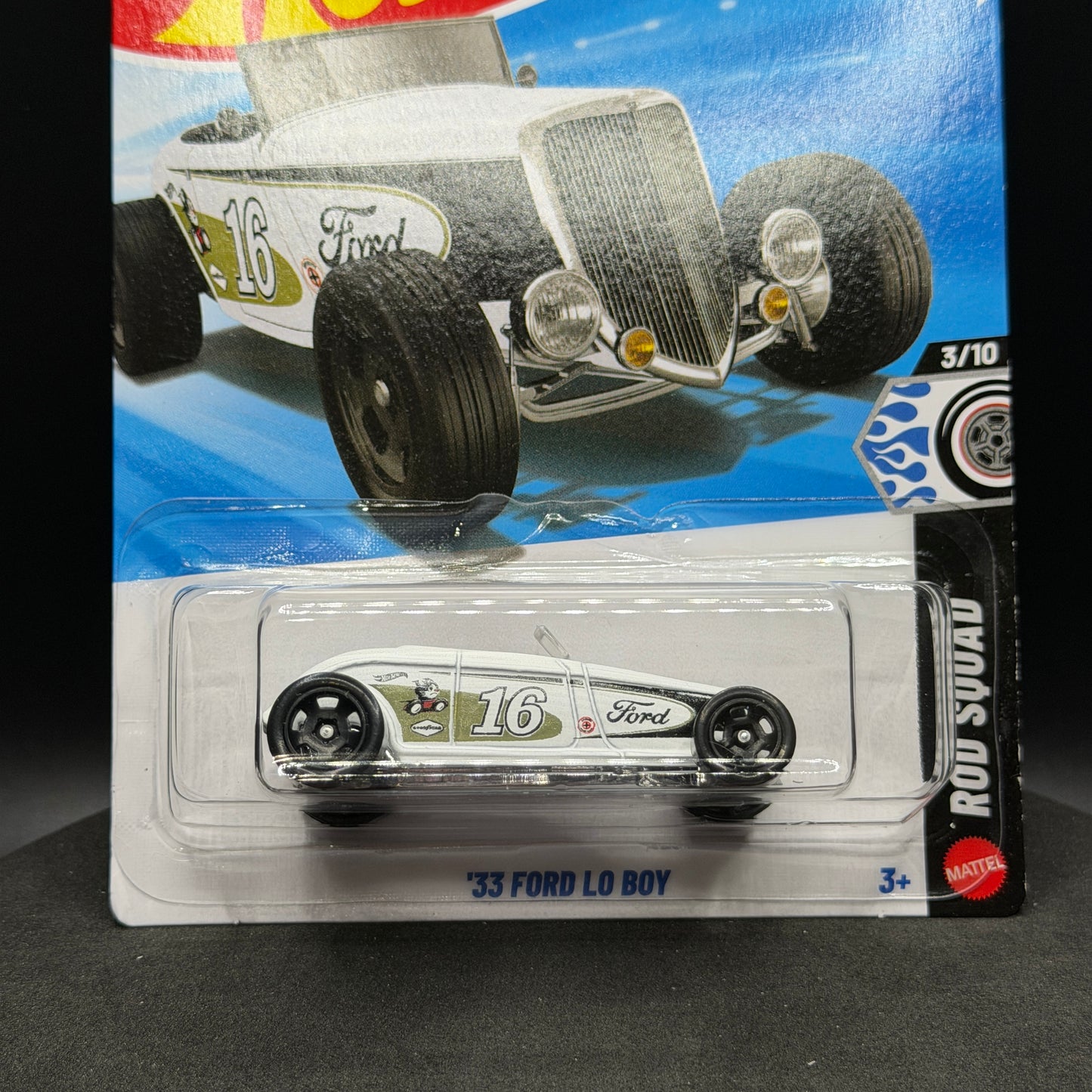Hot Wheels ‘33 Ford Lo Boy White