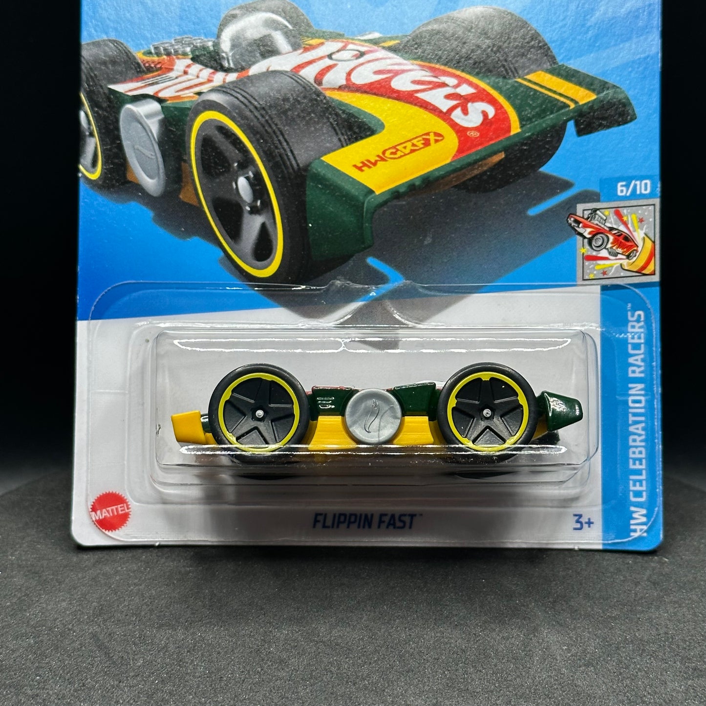 Hot Wheels Flippin Fast Green/Yellow