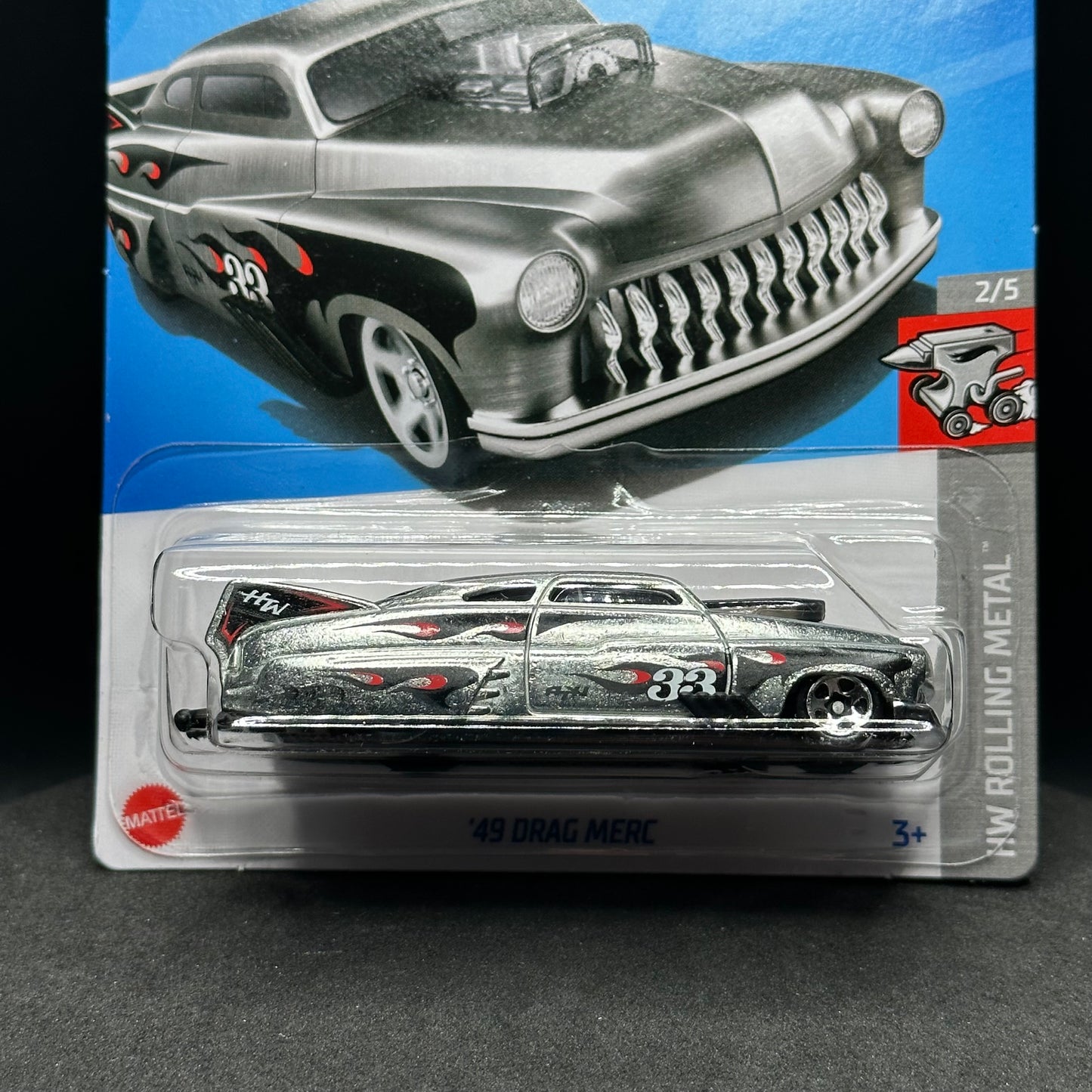 Hot Wheels ‘49 Drag Merc Silver