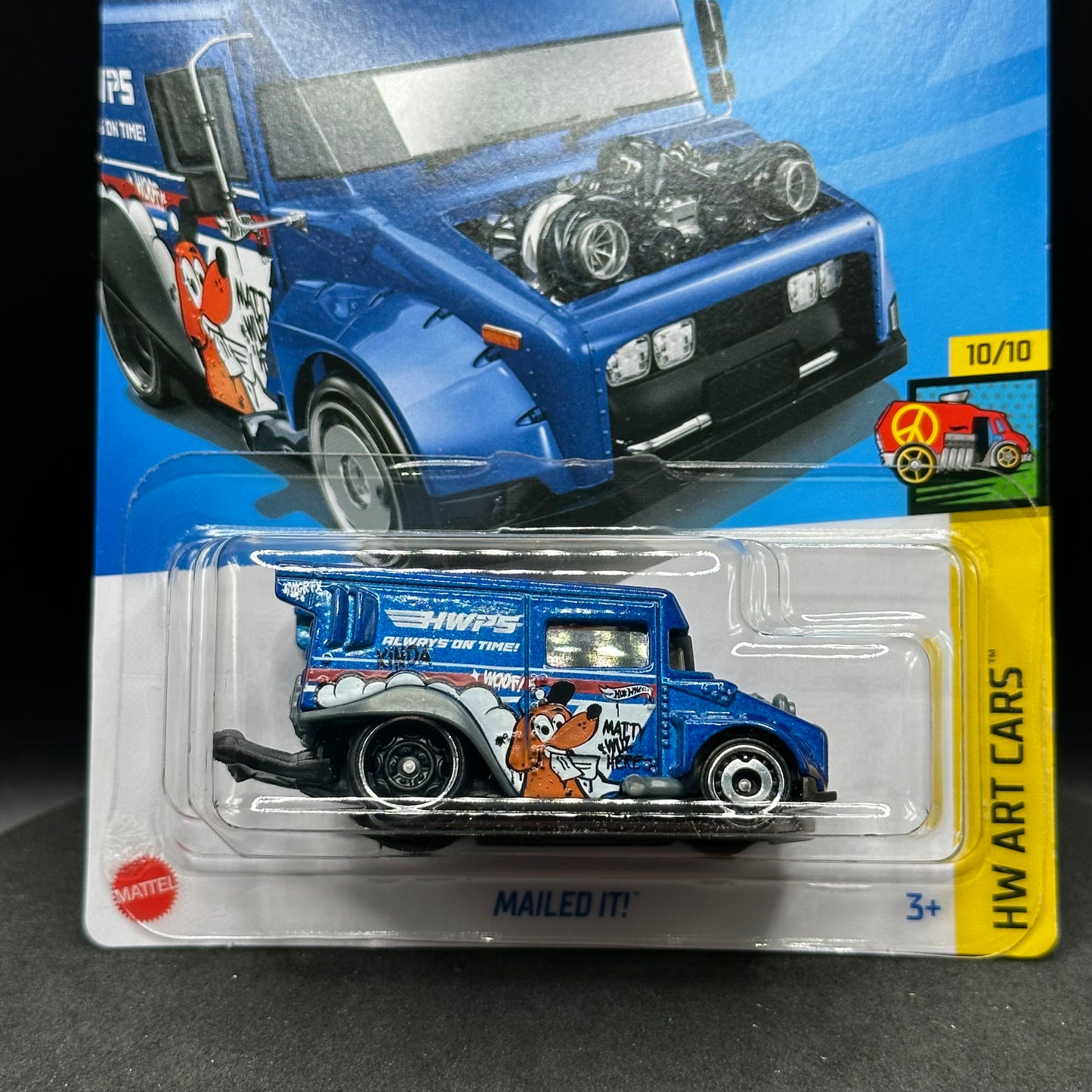 Hot Wheels Mailed It Blue