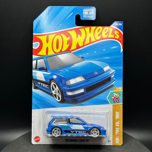 Hot Wheels ‘90 Honda Civic EF Blue