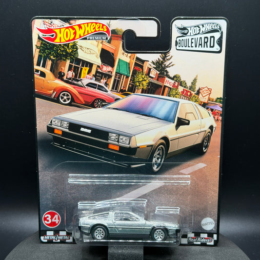 Hot Wheels DMC DeLorean Boulevard #34