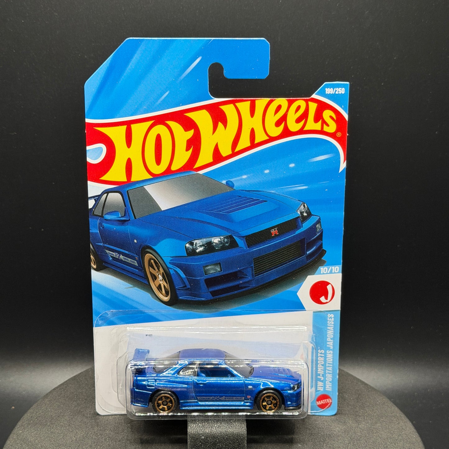 Hot Wheels Nissan Skyline GTR R34 Blue