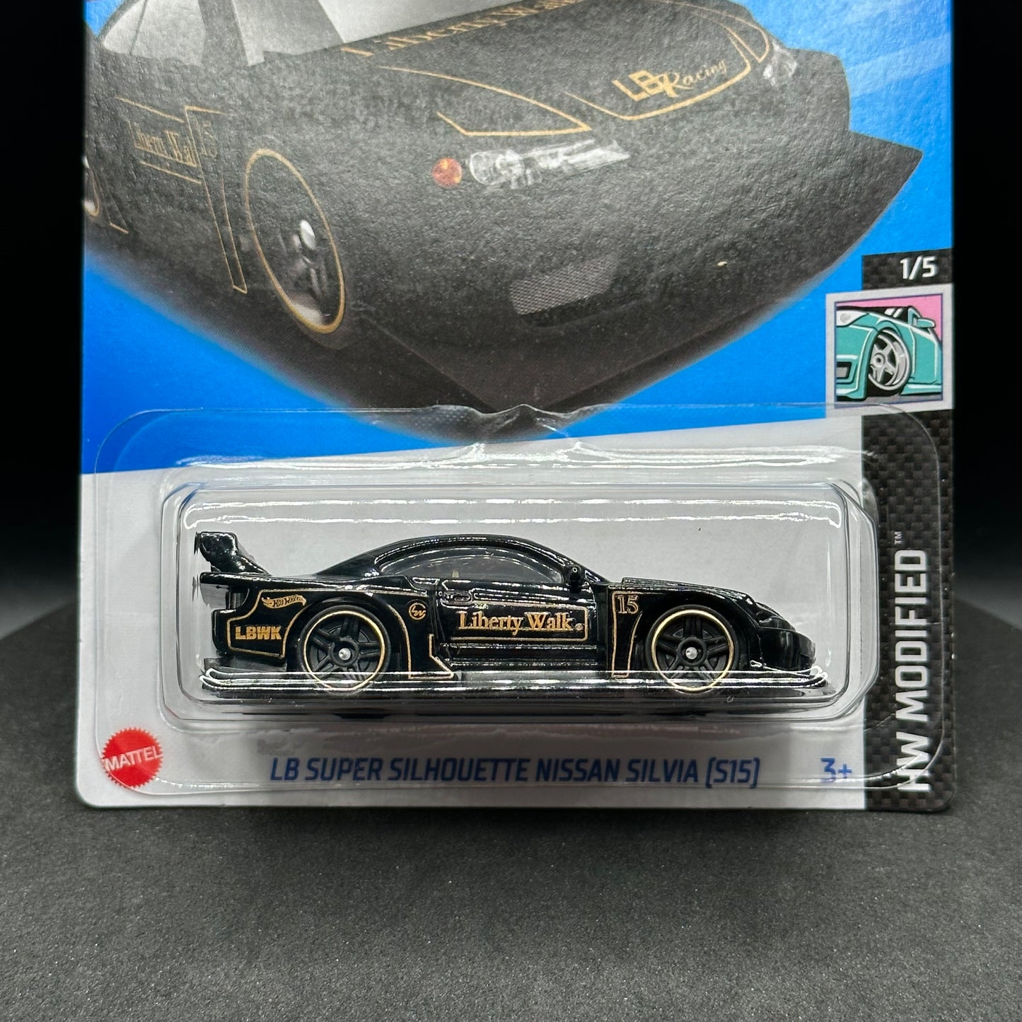 Hot Wheels Liberty Walk Nissan Silvia Black