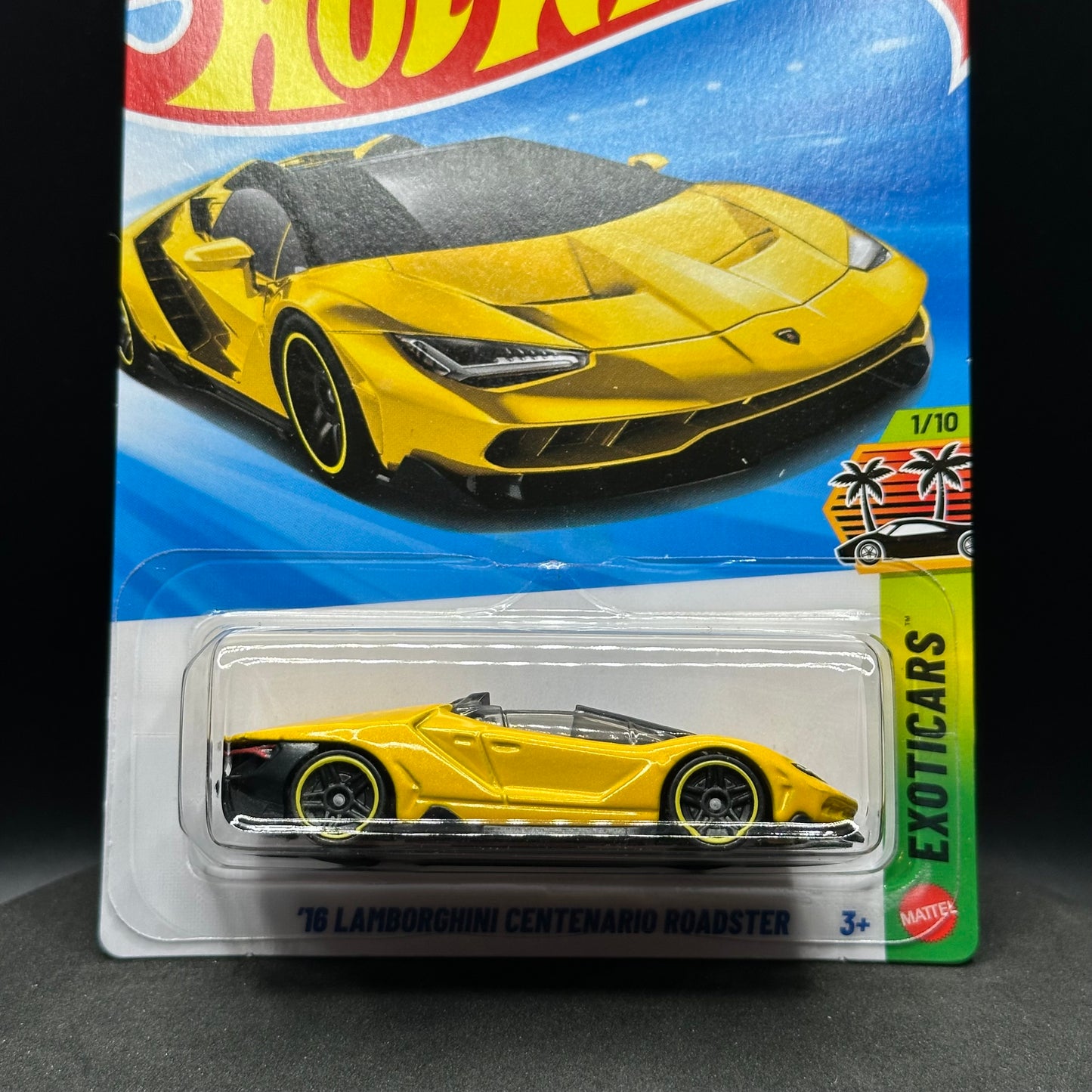 Hot Wheels ‘16 Lamborghini Centenario Roadster Yellow