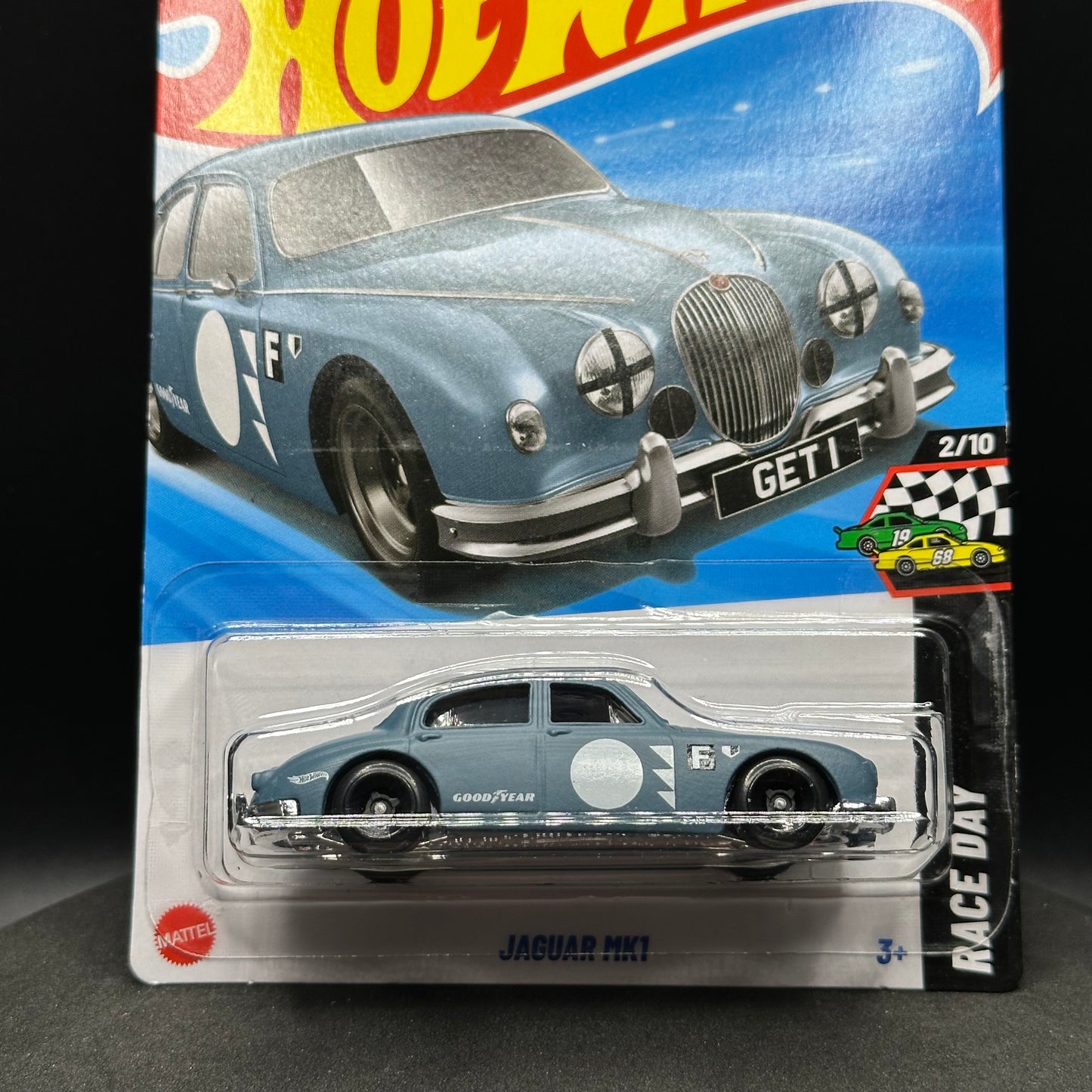 Hot Wheels Jaguar MK1 Blueish Gray