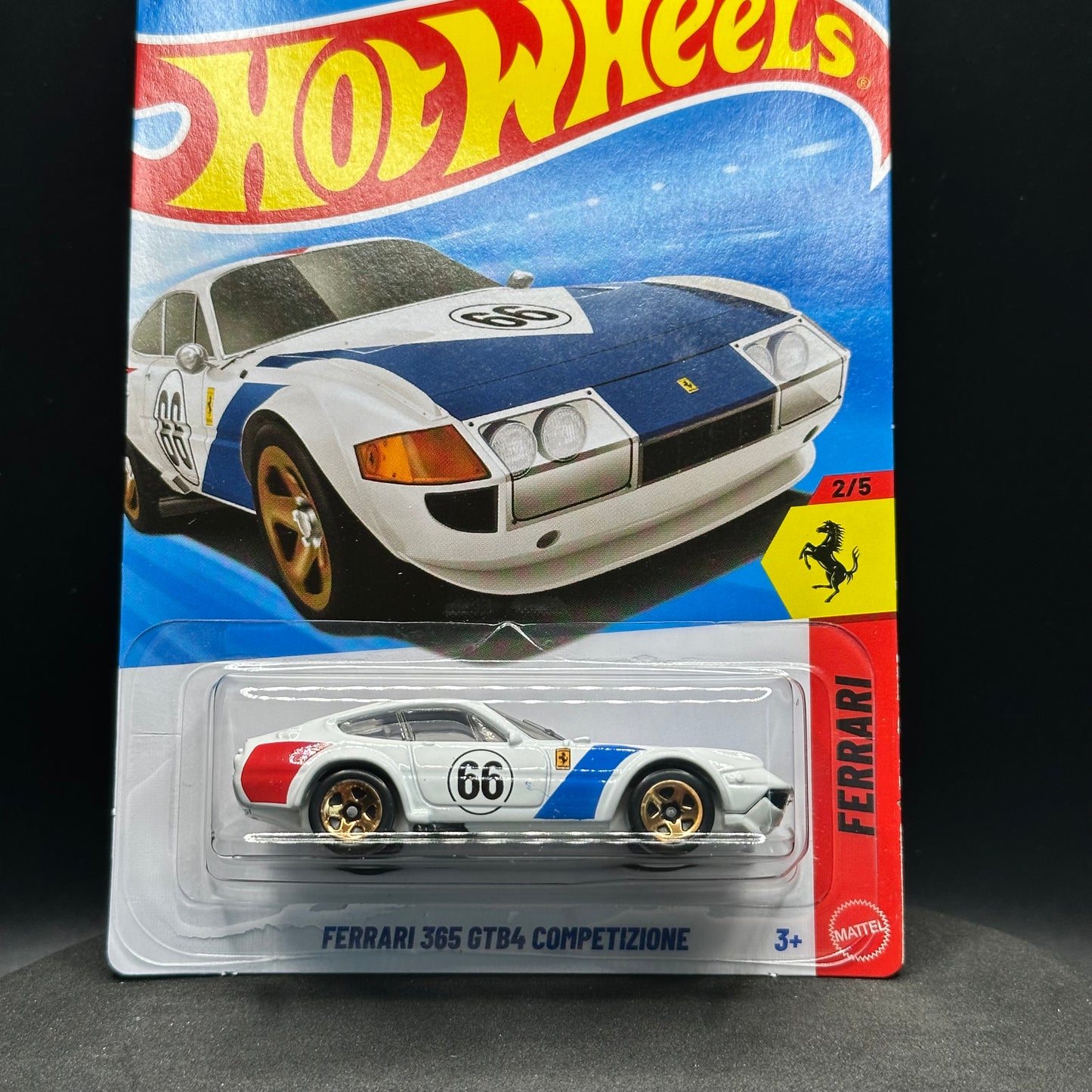Hot Wheels Ferrari 365 GTB4 Competizione White