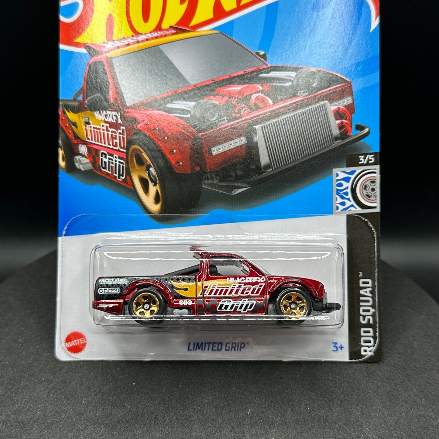 Hot Wheels Limited Grip Red