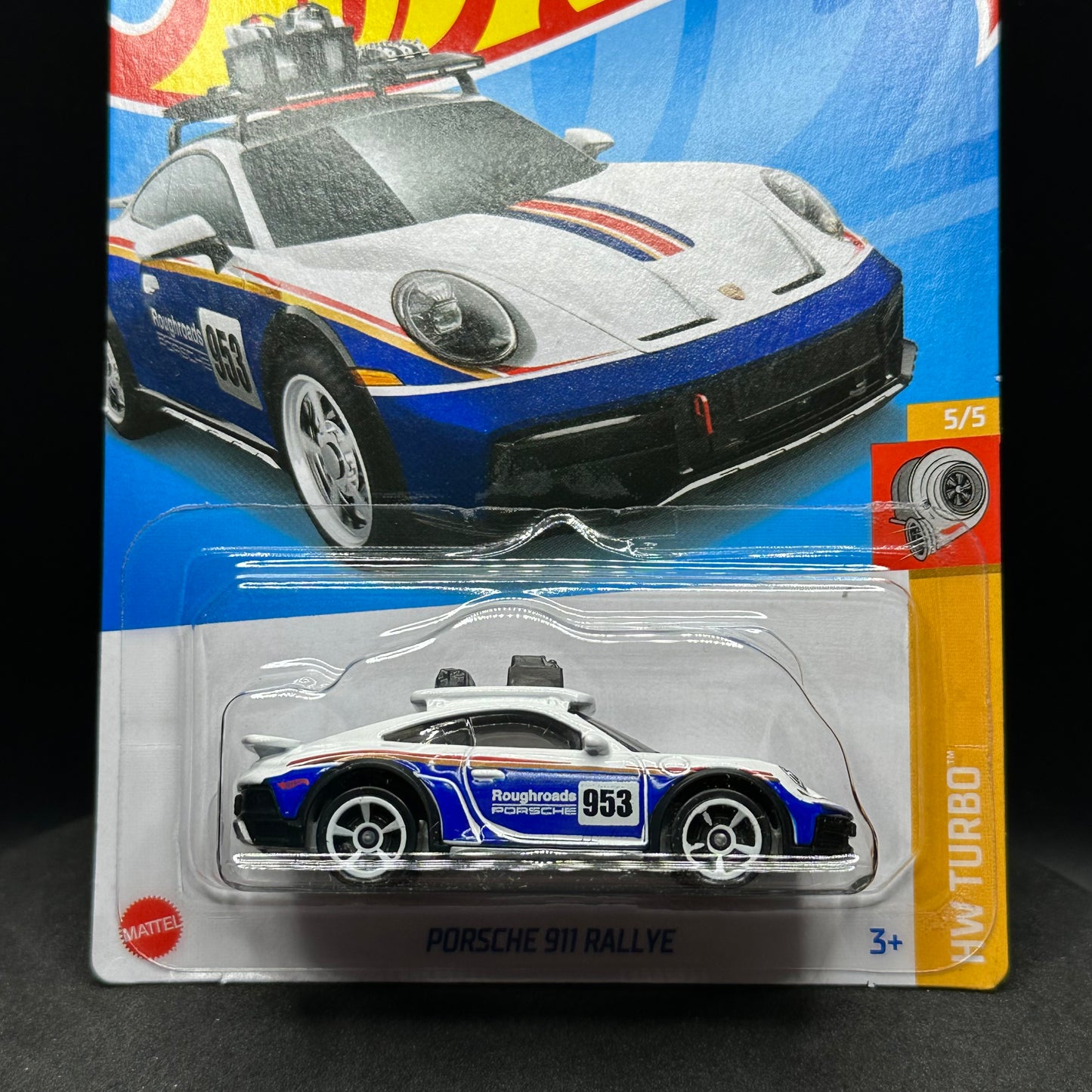 Hot Wheels Porsche 911 Rallye Blue/White