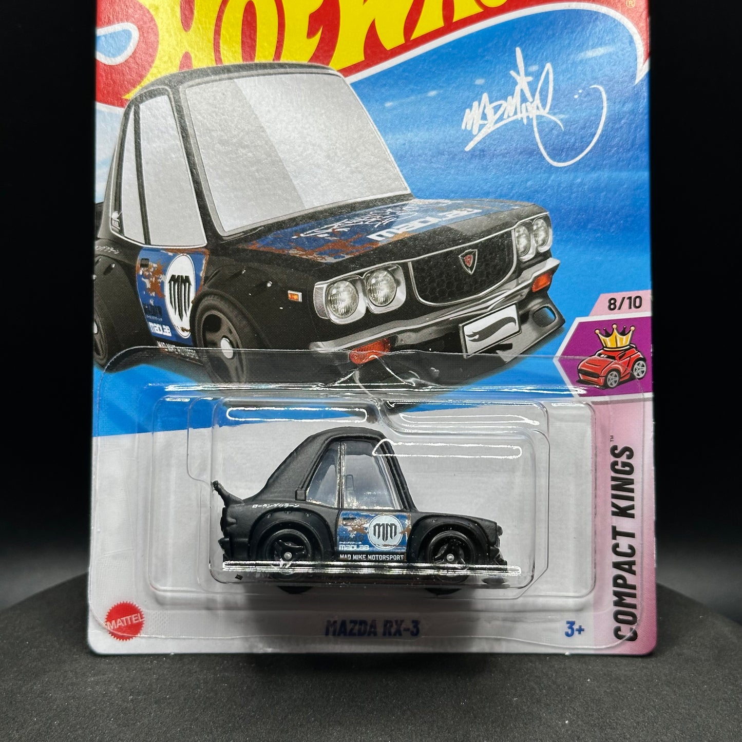 Hot Wheels Tooned Mazda RX-3 Black