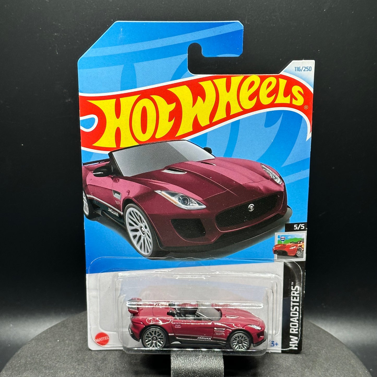 Hot Wheels Jaguar F-Type Project 7 Maroon