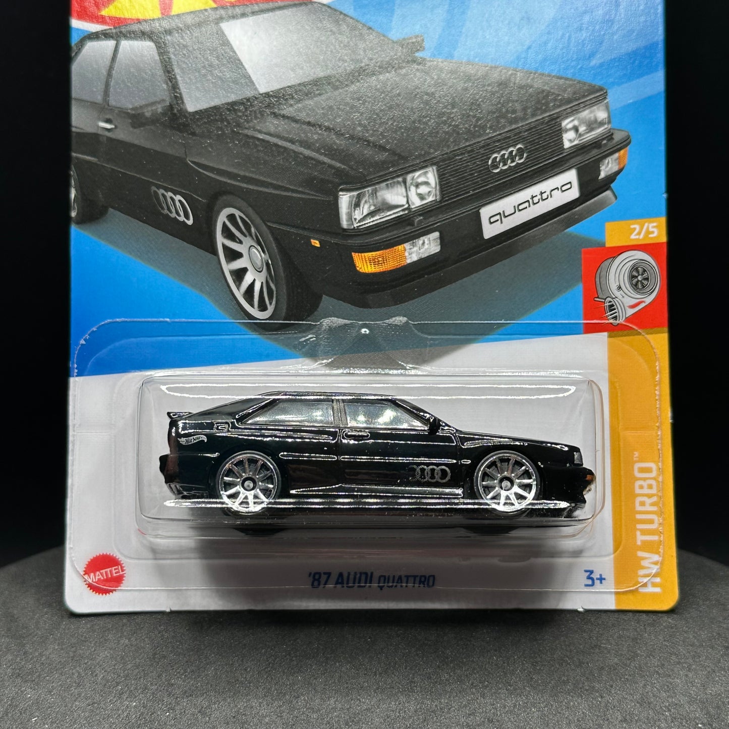 Hot Wheels ‘87 Audi Quattro Black