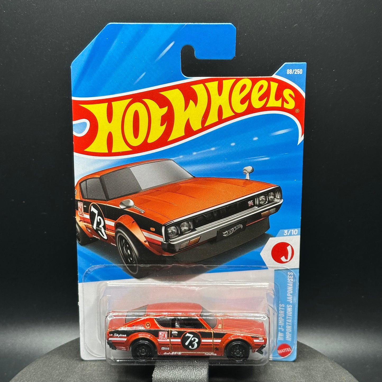 Hot Wheels Nissan Skyline 2000 GTR Orange