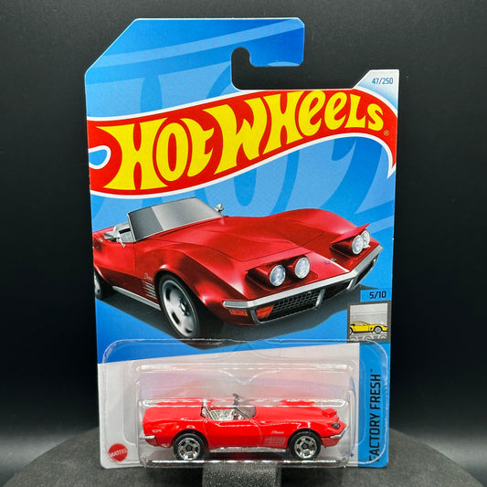 Hot Wheels ‘72 Corvette Stingray Convertible Red