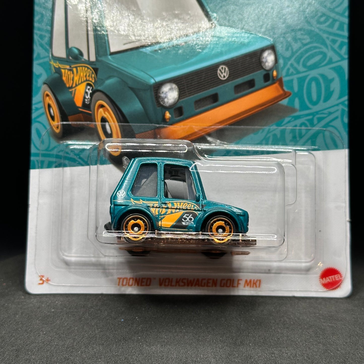 Hot Wheels 56th Anniversary Tooned Volkswagen Golf MK1