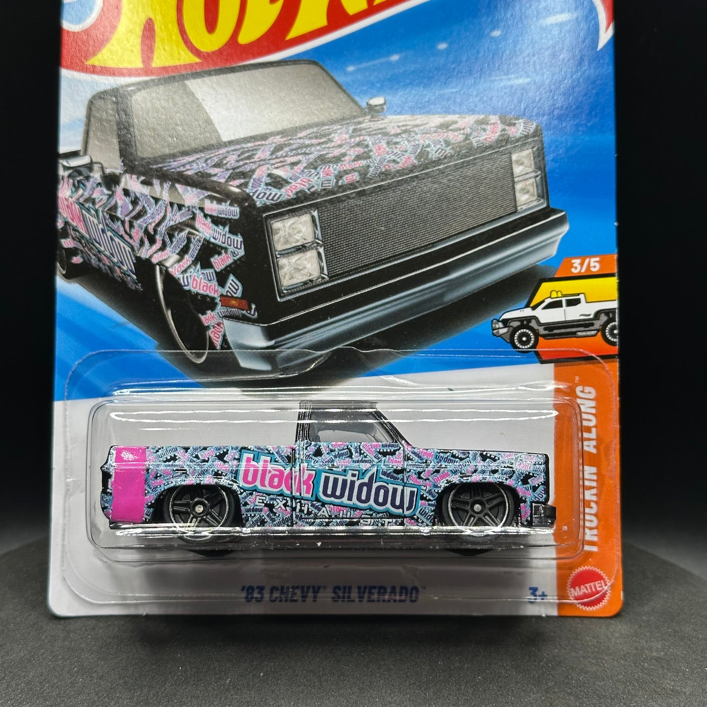 Hot Wheels ‘83 Chevy Silverado Black Widow