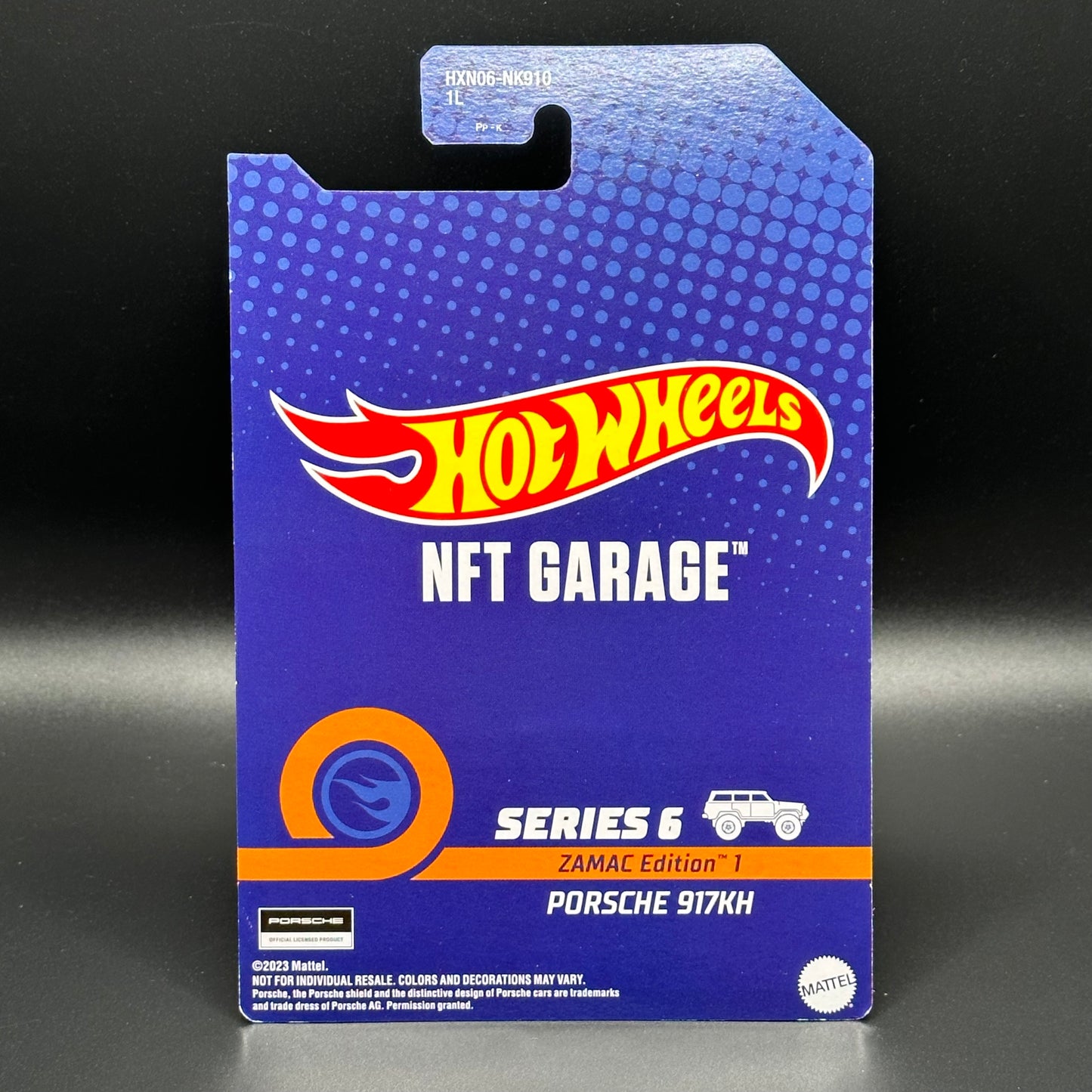 Hot Wheels NFT Garage Porsche 917 KH ZAMAC