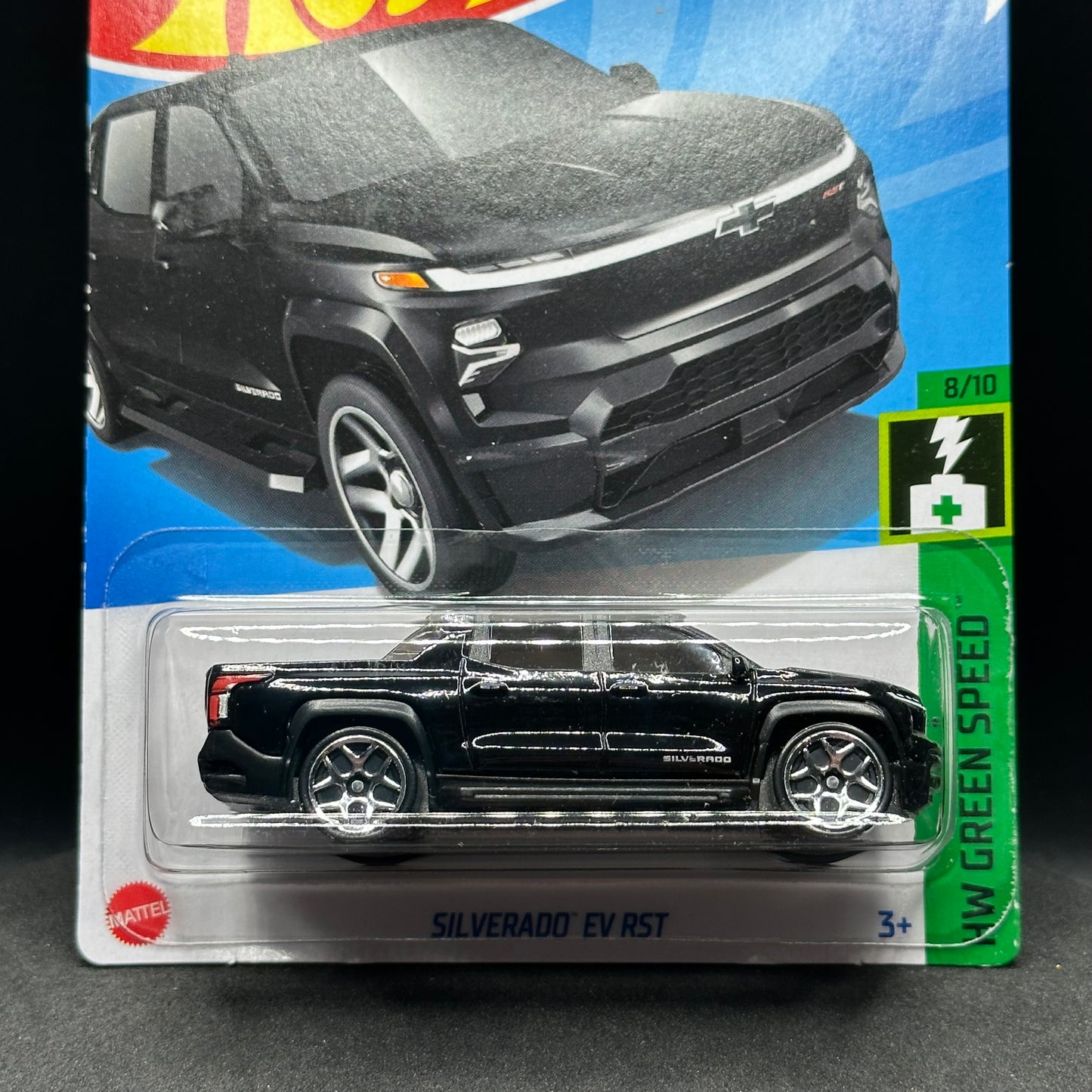 Hot Wheels Chevy Silverado EV RST Black